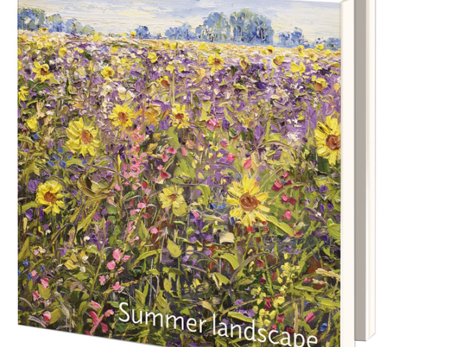 Buy Card Folder With Env Square Summer Landscape Sonja Brussen