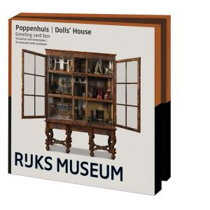 Kaartenmapje met env, vierkant: Poppenhuis, Rijksmuseum