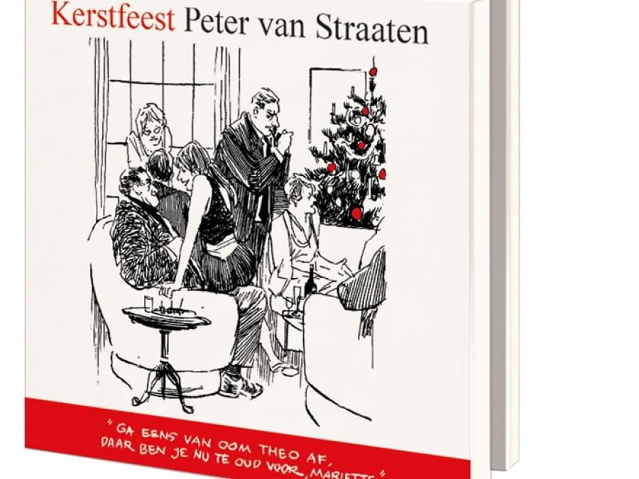 Kerst, groot van Kaartenmapje met env, vierkant Kerstfeest, Peter van