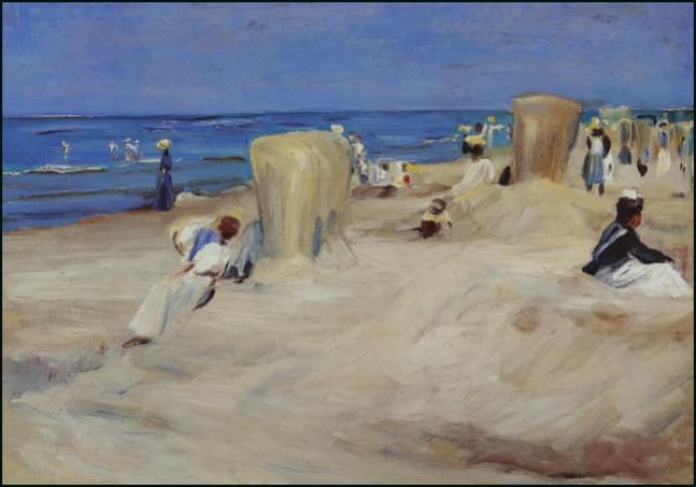 Am Strand von Noordwijk, Max Liebermann