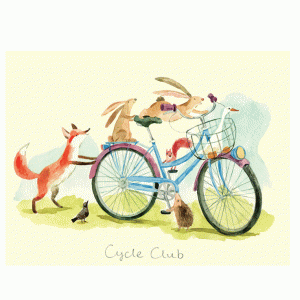 Cycle Club Card by Anna Shuttlewood