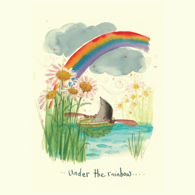 Under The Rainbow Card by Fran Evans