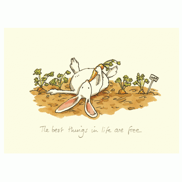 Best Things In Life Card by Anita Jeram