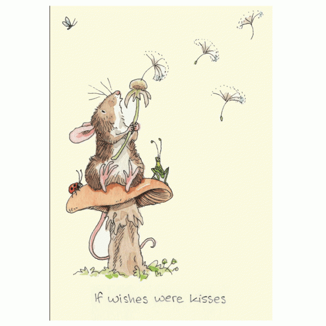 If Wishes Were Kisses Card by Anita Jeram