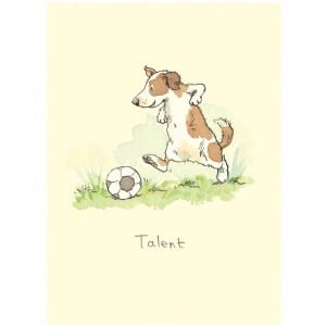 Talent card  by Anita Jeram