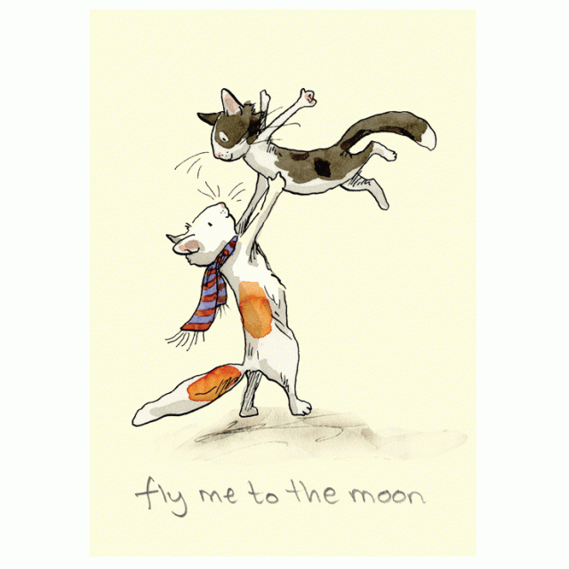 Fly Me to the Moon card by Anita Jeram