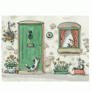 Neighbours card by Anita Jeram