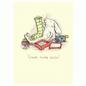 Great More Socks Card by Anita Jeram