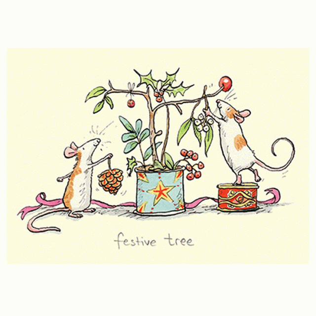 Festive Tree Card by Anita Jeram