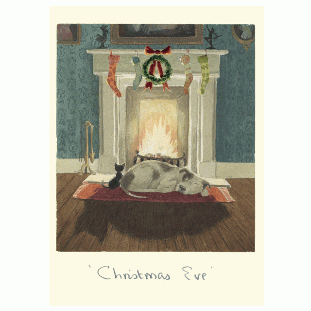 Christmas Eve Christmas card by Alison Friend