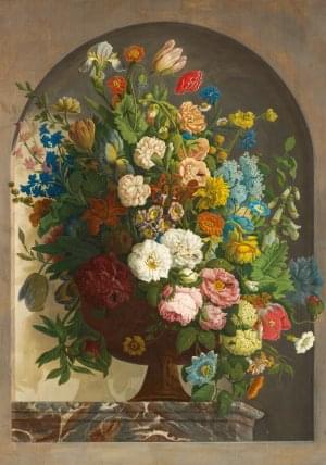 Bloemstilleven, Gerrit Hulseboom, Kasteel Cannenburch