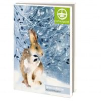 Kaartenmapje met env, groot: Winterdieren, Rachel McNaughton, Natuurpunt