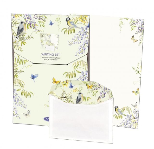 Magazijn rechtop Dankzegging Briefpapier met enveloppen: Vogels in blauweregen, Janneke Brinkman kopen |  Bekking & Blitz