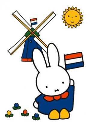 Nijntje - Miffy - Nijntje met molen/ST, Dick Bruna