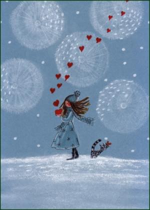 Sending hearts, Francien van Lang