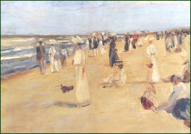 Strandbild Noordwijk, Max Liebermann