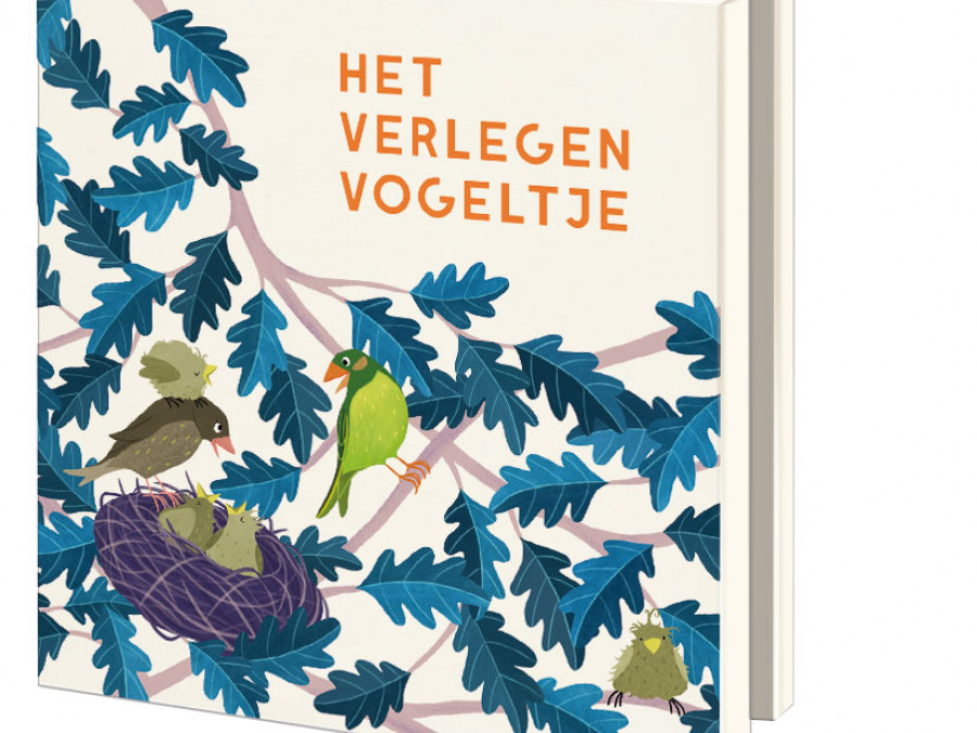 Buy Card folder with env, Square: Het verlegen vogeltje, Liset Celie ...