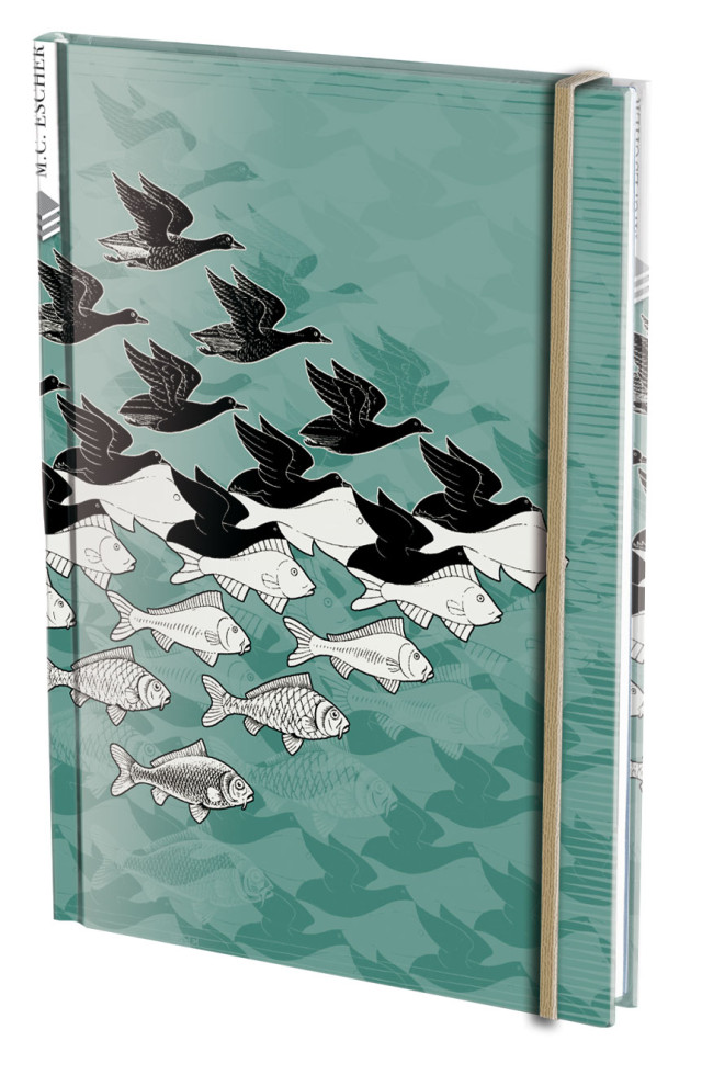Durf Aankoop hebzuchtig Notitieboek A5, harde kaft: Lucht en Water, M.C. Escher kopen | Bekking &  Blitz