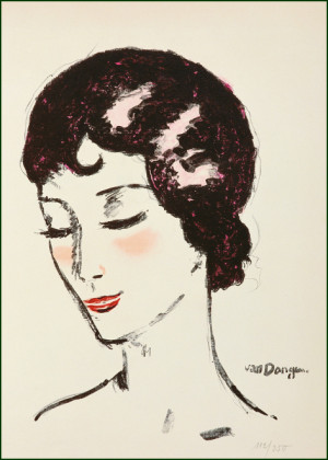 Meisje met Geloken Ogen, Kees van Dongen