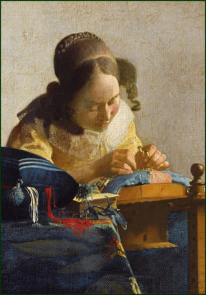 De Kantwerkster, Johannes Vermeer, Rijksmuseum