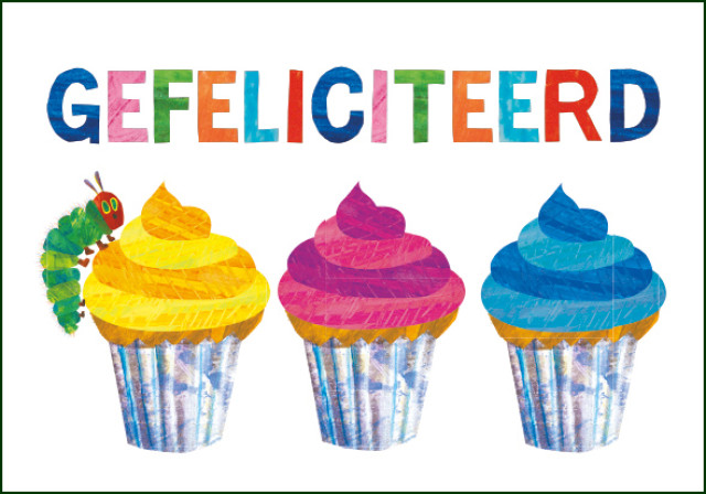 Gefeliciteerd, The very hungry caterpiller, Eric Carle