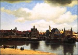 Gezicht op Delft, Vermeer, Mauritshuis