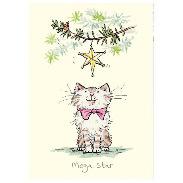 Mega star, Christmas Card by Anita Jeram