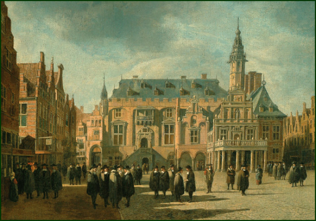 De Grote Markt en het Stadhuis te Haarlem, Gerrit Berckheyde, Het Frans Hals Museum