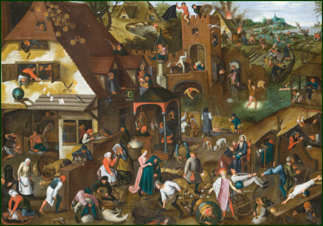 Spreekwoorden, Pieter Brueghel ll, Het Frans Hals Museum