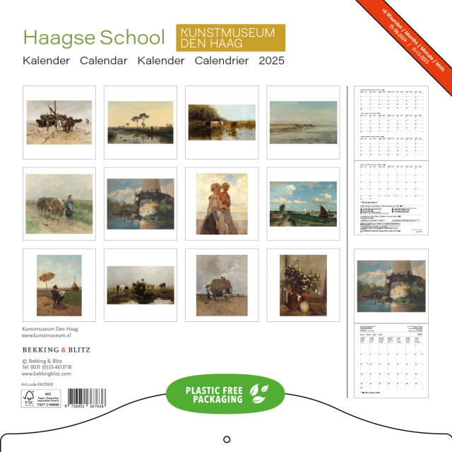 Haagse School maandkalender 2025