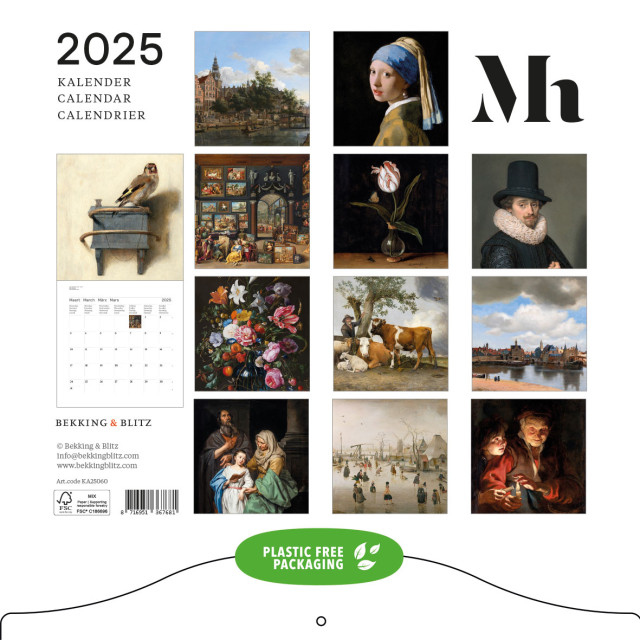 Mauritshuis maandkalender 2025