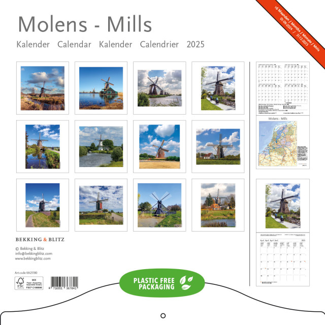 Molens maandkalender 2025