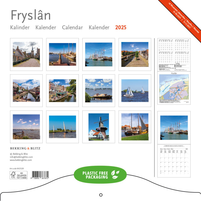 Fryslân maandkalender 2025