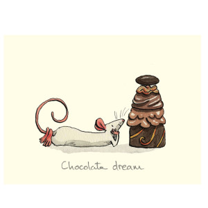 Chocolate Dream Card by Anita Jeram