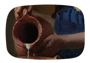 Dienblad: Het melkmeisje / The Milkmaid, Johannes Vermeer, Rijksmuseum Amsterdam