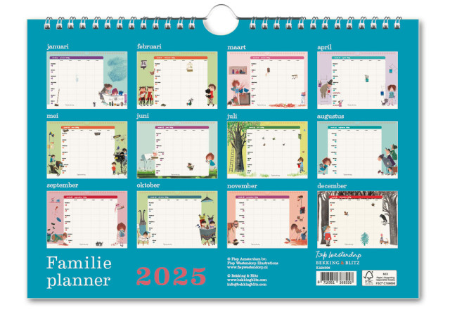 Fiep Westendorp familie planner 2025