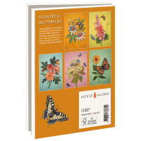 Kaartenmapje met env, groot: Flowers & Butterflies, Geertje Aalders