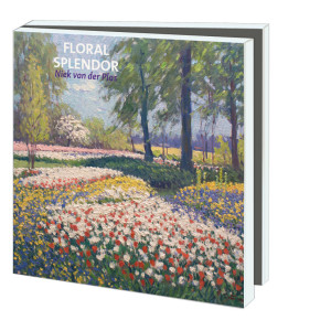 Kaartenmapje met env, vierkant: Floral Splendor, Niek van der Plas