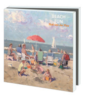 Kaartenmapje met env, vierkant: Beach Fun, Niek van der Plas