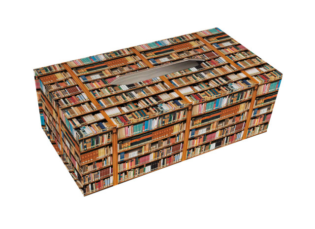 Tissuebox houder: Die Klosterbibliothek, Maria Laach