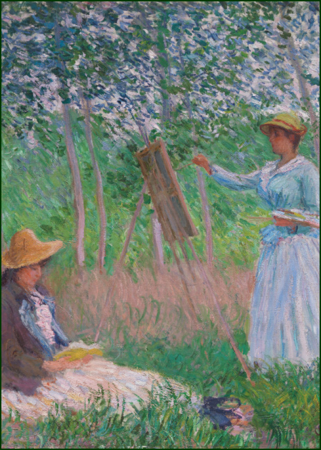 In het bos bij Giverny, Reading in Art, Claude Monet