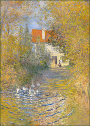 De Ganzen, Animals in Art, Claude Monet