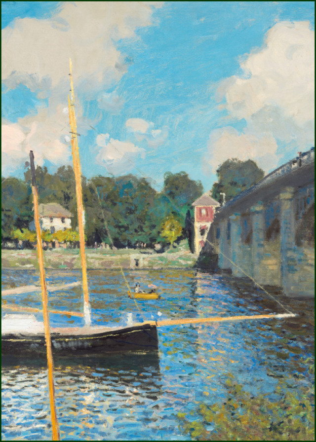 De brug bij Argenteuil, Nature in Art, Claude Monet