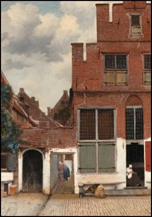 Het straatje/The Little Street, Vermeer, Rijksmuseum Amsterdam